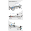 semi automatic manual glass bottle olive oil filling machine